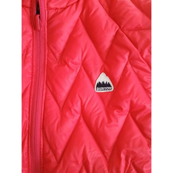 Burton Women's WB Hella Light Waterfowl Down Red Puffer Jacket Coat Sz Small - Picture 13 of 13
